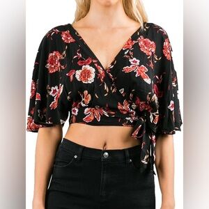 Rusty Odessa Wrap Top